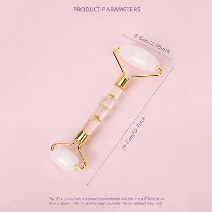 1pc Jade Roller Facial Tool Natural Jade Face Roller Massager Tool Body Mini Portable Skin Care Body Massage Relaxing Tool