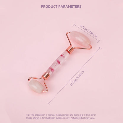 1pc Jade Roller Facial Tool Natural Jade Face Roller Massager Tool Body Mini Portable Skin Care Body Massage Relaxing Tool