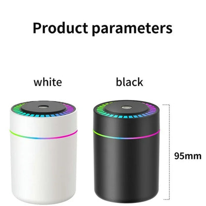 180ML Mini Air Humidifier USB Electric Aroma Diffuser Essential Oil Purifier Aromatherapy Mist Maker Lights For Car Home Bedroom