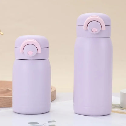 Mini Thermos Cup 220ml/350ml Pocket Cup Stainless Steel Thermal Coffee Mug Vacuum Flask Insulated Hot Water Bottle Kids Gift