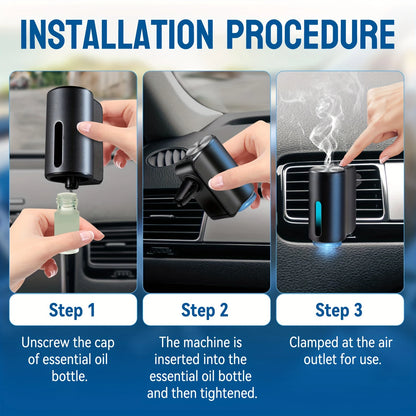 New Car Air Freshener Smart Auto Aroma Diffuser Car Air Vent Essential Oil Mist Humidifier Fragrance Diffuser Aromatherapy ﻿