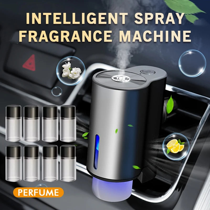 New Car Air Freshener Smart Auto Aroma Diffuser Car Air Vent Essential Oil Mist Humidifier Fragrance Diffuser Aromatherapy ﻿