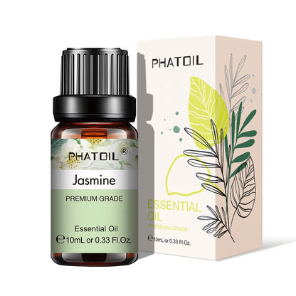 PHATOIL Natural Plant Essential Oil 10ml Eucalyptus Lavender Bergamot Vanilla Peppermint 1PCS Aroma Essential Oils For Diffuser